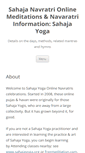 Mobile Screenshot of navratri.sahajayogaonline.com
