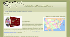 Desktop Screenshot of live.sahajayogaonline.com