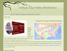 Tablet Screenshot of live.sahajayogaonline.com