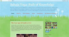 Desktop Screenshot of know.sahajayogaonline.com